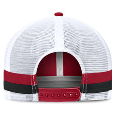 Tampa Bay Buccaneers Fundamentals Side Stripe Trucker Adjustable Hat - Red/White Hats