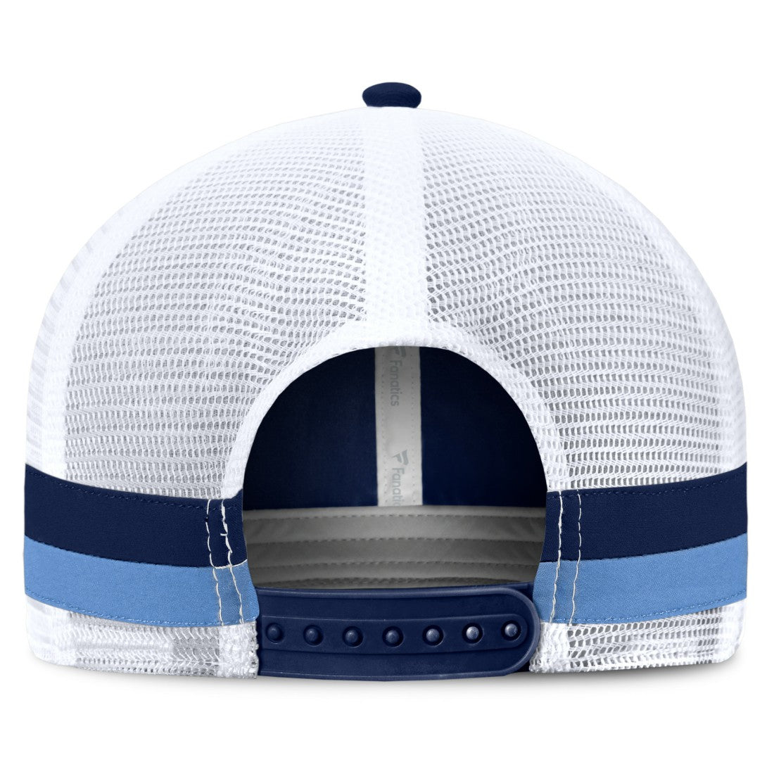 Tennessee Titans Fundamentals Side Stripe Trucker Adjustable Hat - Navy/White Hats