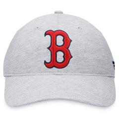 Boston Red Sox Fanatics Logo Adjustable Hat - Heather Gray Hats