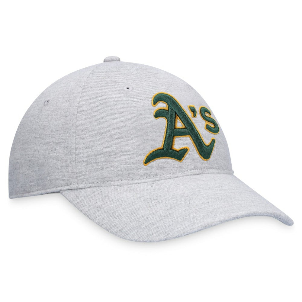 Athletics Fanatics Logo Adjustable Hat - Heather Gray Hats