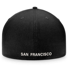 San Francisco Giants Fanatics Gothic Script Fitted Hat - Black Hats