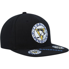 Pittsburgh Penguins Mitchell & Ness Vintage Hat Trick Snapback Hat - Black | US 200002178