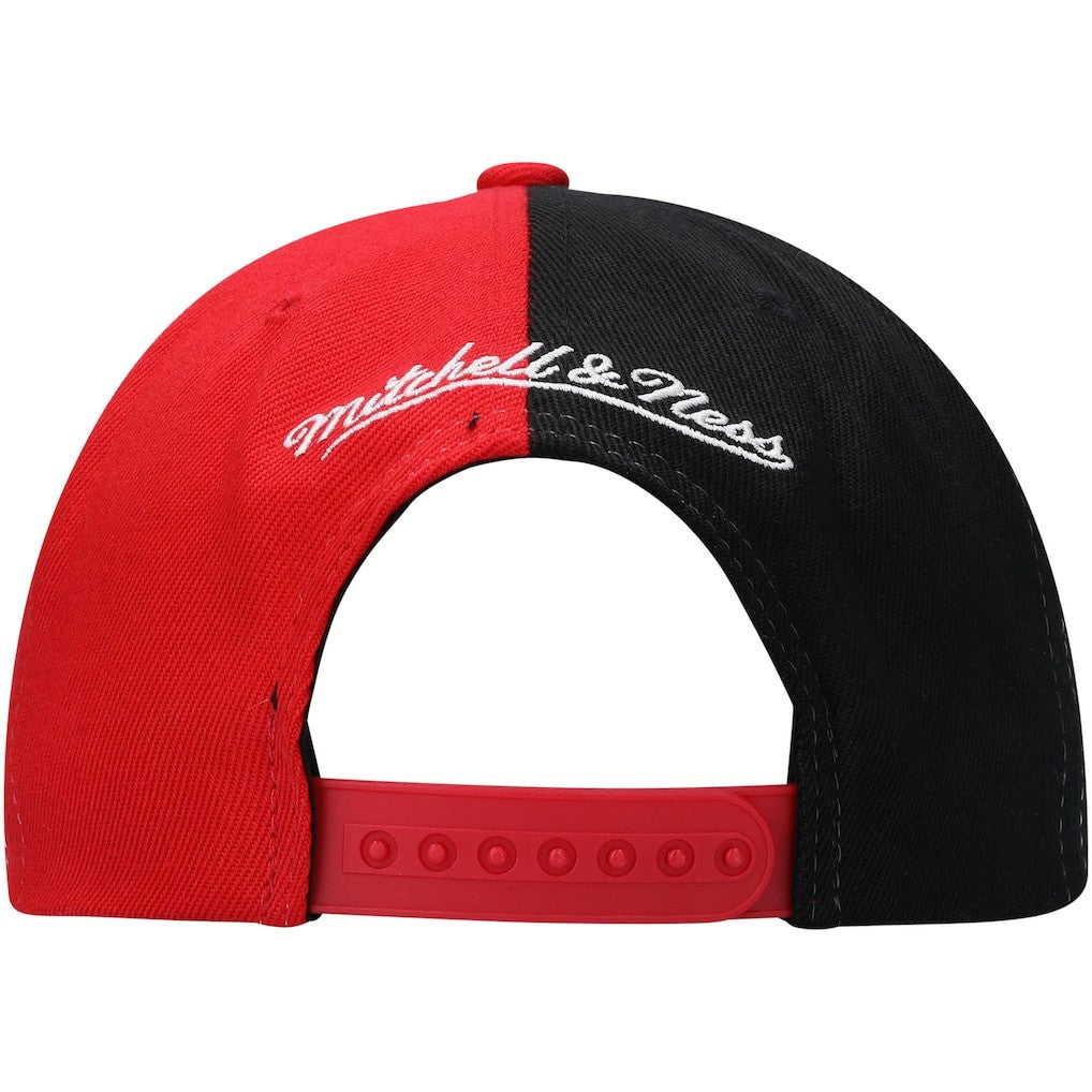 Philadelphia 76ers Hardwood Classics Retroline Snapback Hat Red - Mitchell & Ness