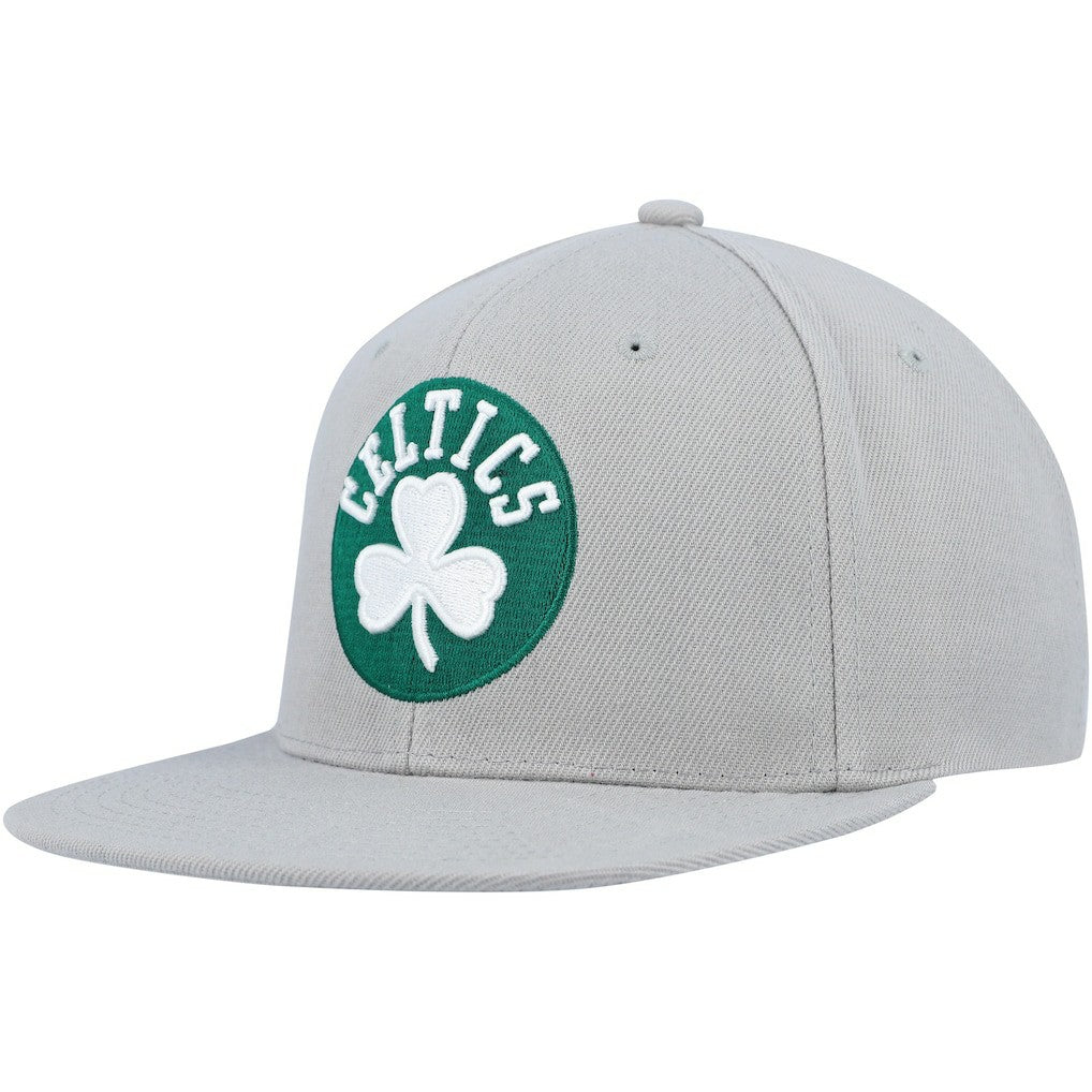 Boston Celtics Side Core 2.0 Snapback Hat Gray - Mitchell & Ness outlet