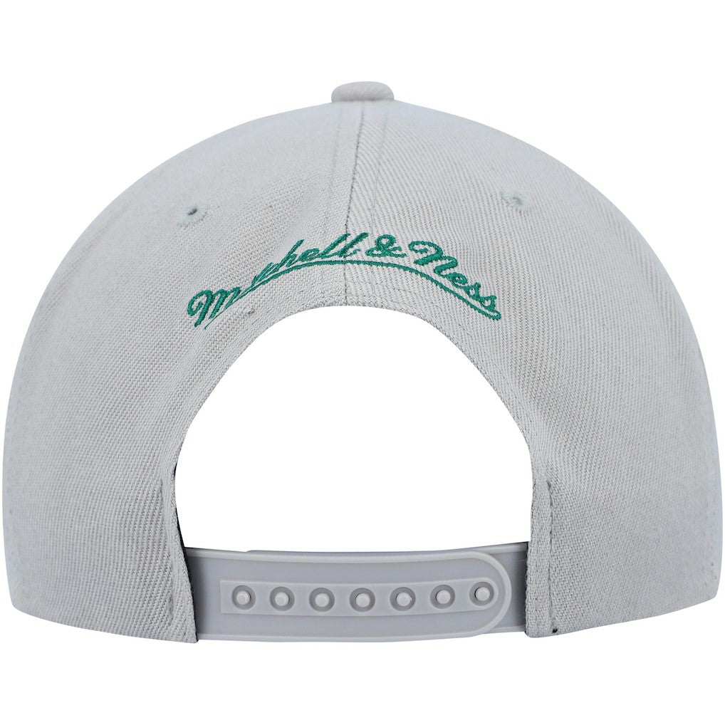 Boston Celtics Side Core 2.0 Snapback Hat Gray - Mitchell & Ness outlet