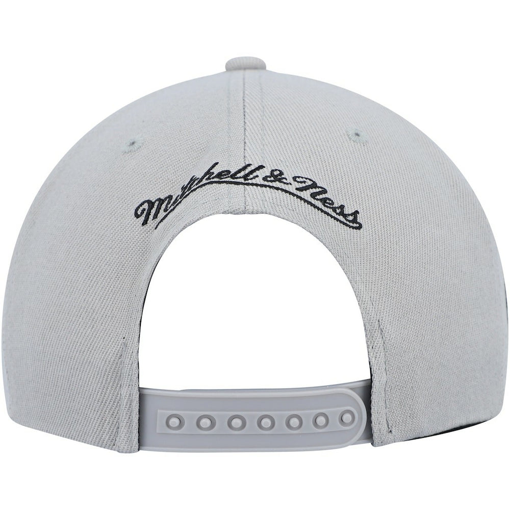 Brooklyn Nets Side Core 2.0 Snapback Hat Gray - Mitchell & Ness