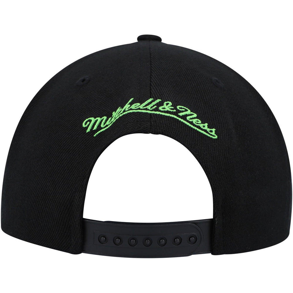Minnesota Timberwolves Side Core 2.0 Snapback Hat Black - Mitchell & Ness
