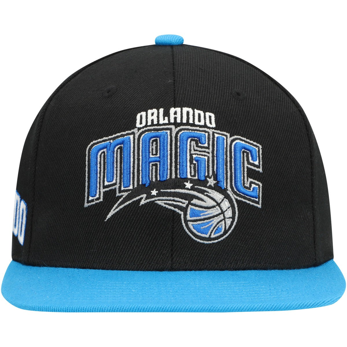 Orlando Magic Side Core 2.0 Snapback Hat Black/Royal - Mitchell & Ness