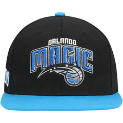 Orlando Magic Side Core 2.0 Snapback Hat Black/Royal - Mitchell & Ness