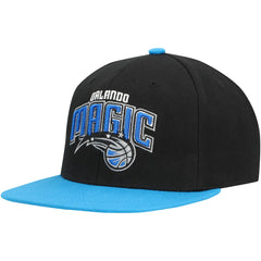 Orlando Magic Side Core 2.0 Snapback Hat Black/Royal - Mitchell & Ness