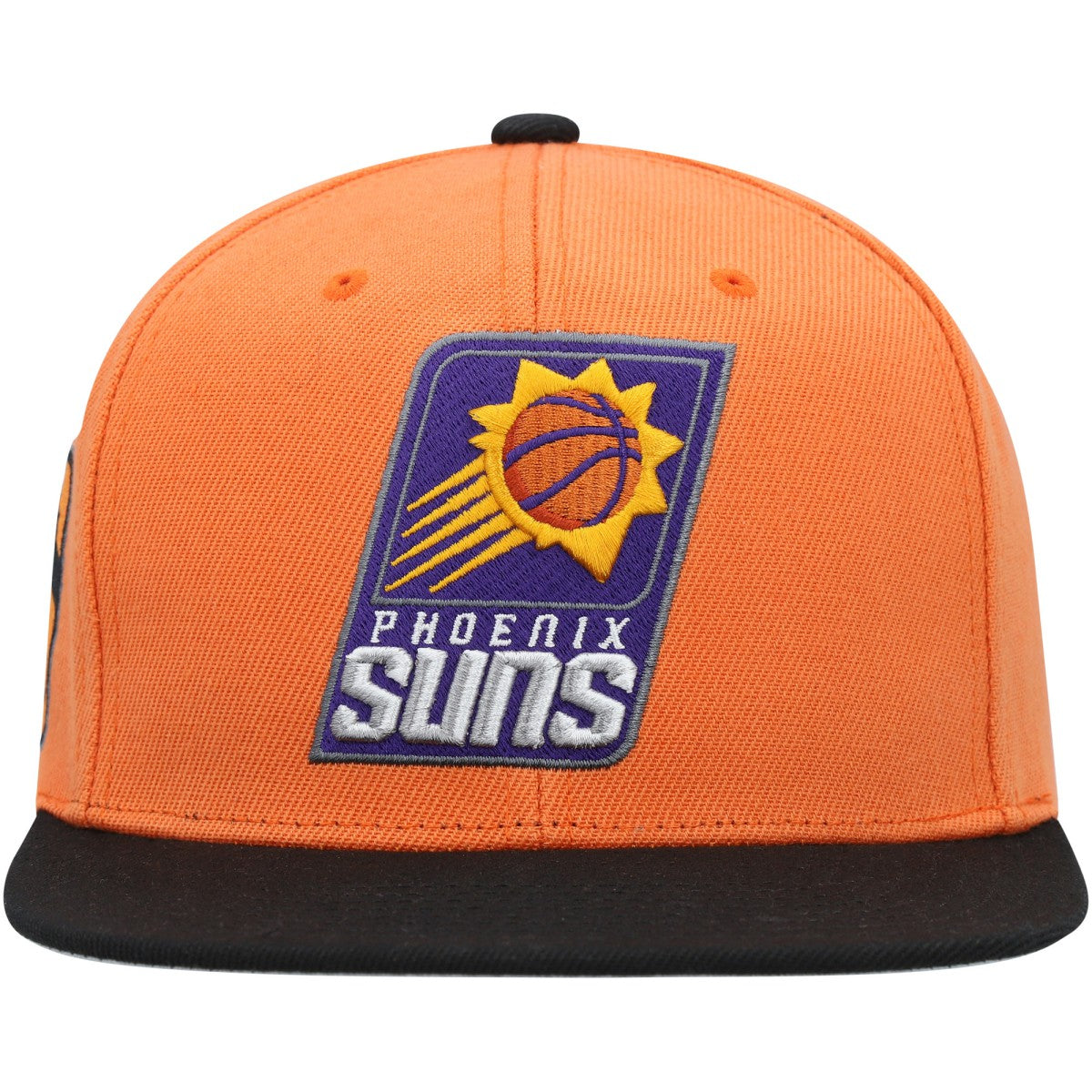 Phoenix Suns Side Core 2.0 Snapback Hat Orange/Black - Mitchell & Ness