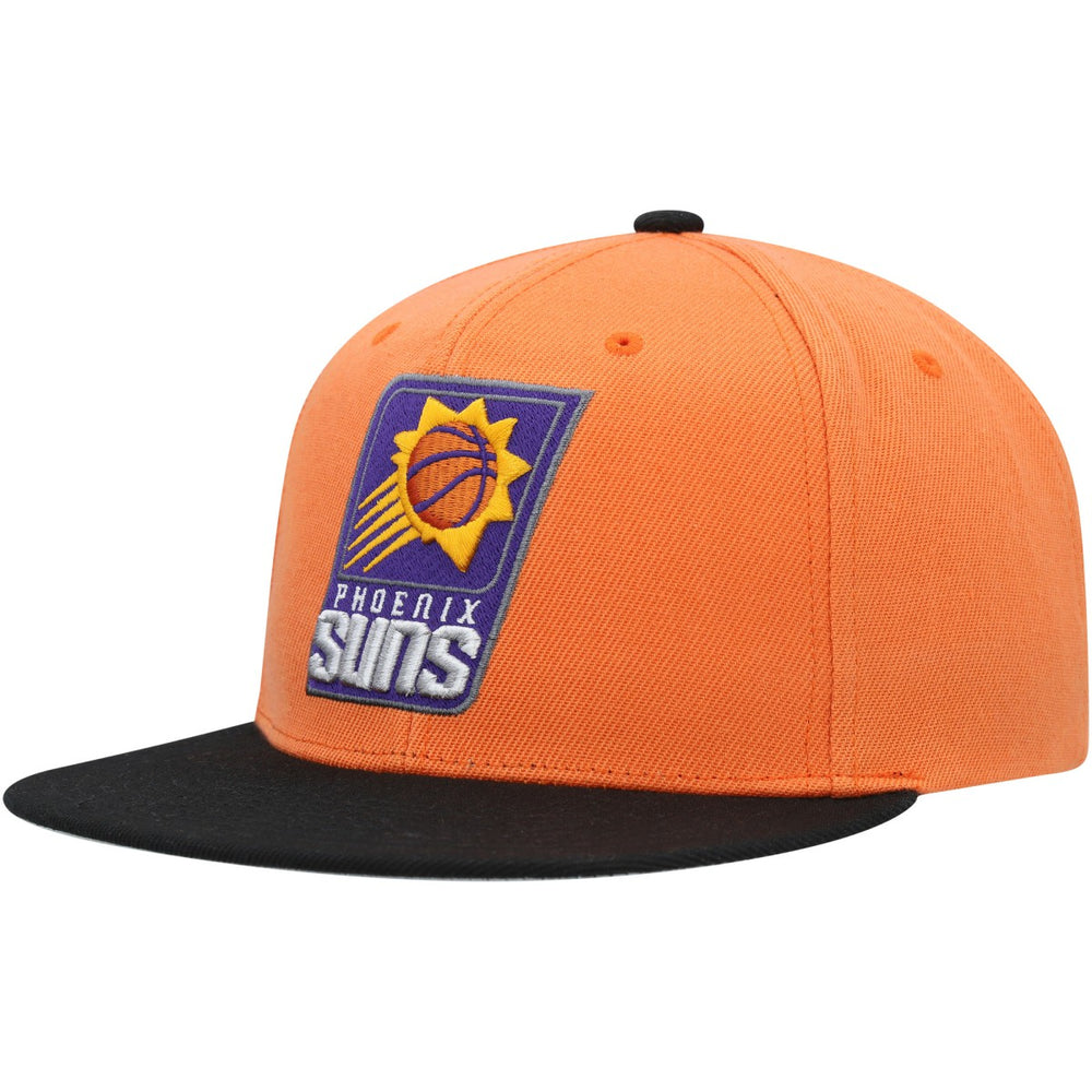 Phoenix Suns Side Core 2.0 Snapback Hat Orange/Black - Mitchell & Ness