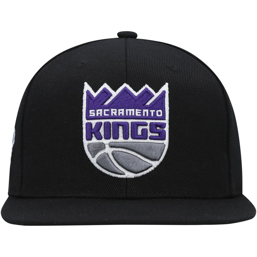 Sacramento Kings Side Core 2.0 Snapback Hat Black - Mitchell & Ness