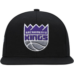 Sacramento Kings Side Core 2.0 Snapback Hat Black - Mitchell & Ness