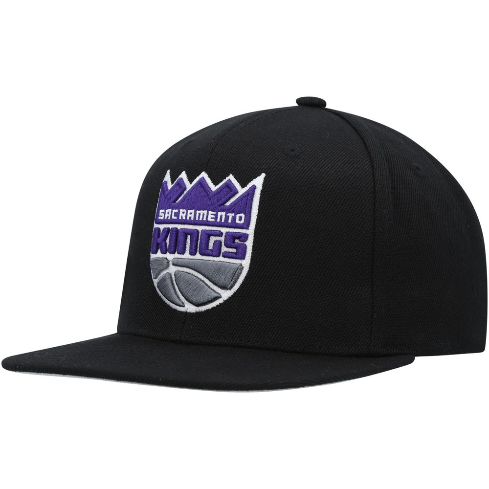Sacramento Kings Side Core 2.0 Snapback Hat Black - Mitchell & Ness