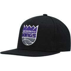 Sacramento Kings Side Core 2.0 Snapback Hat Black - Mitchell & Ness