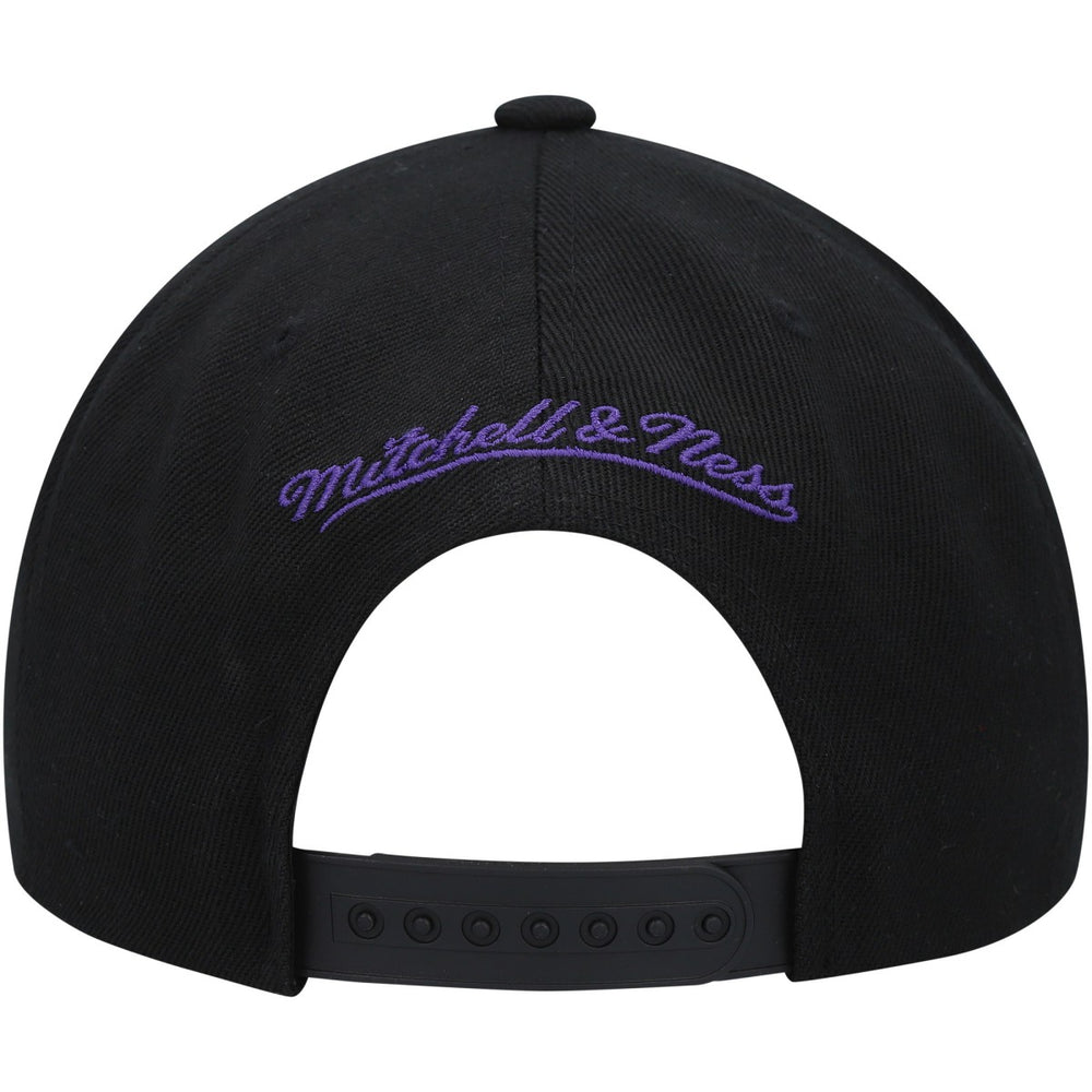 Sacramento Kings Side Core 2.0 Snapback Hat Black - Mitchell & Ness