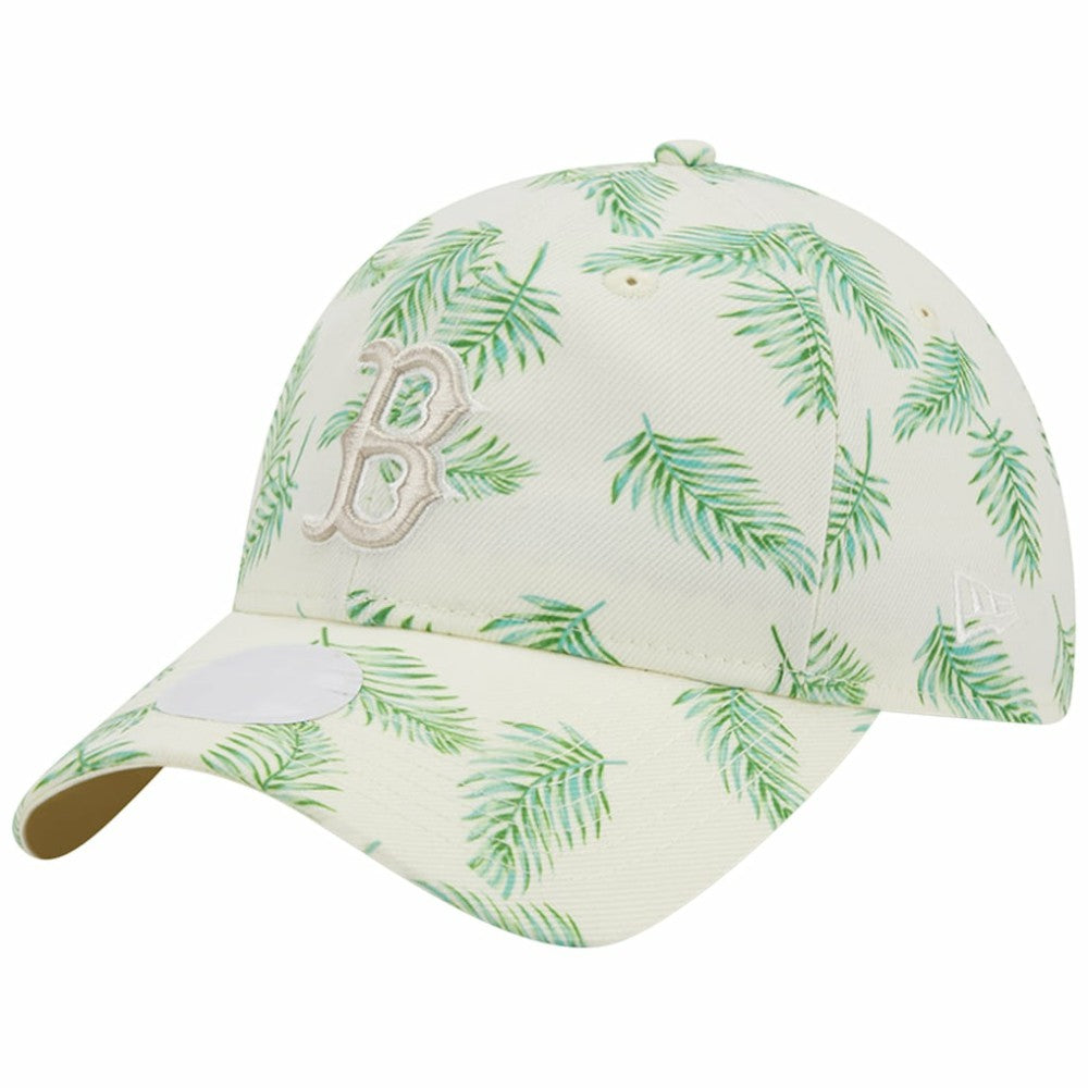Boston Red Sox New Era Women's Palms 9TWENTY Adjustable Hat - White Hats