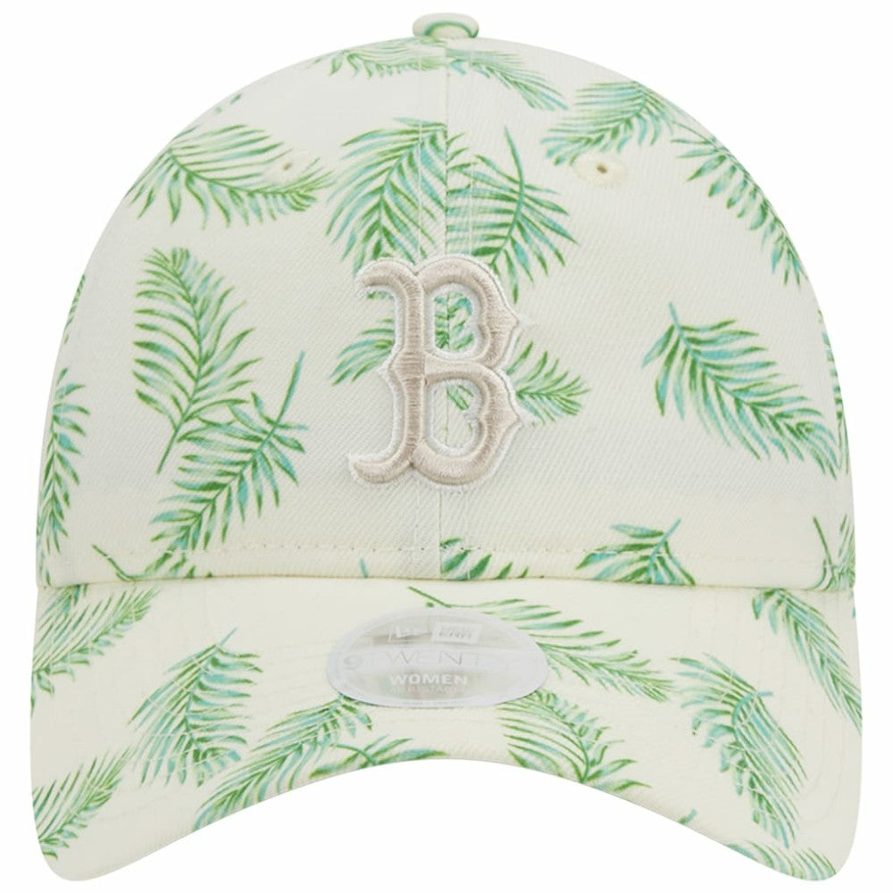 Boston Red Sox New Era Women's Palms 9TWENTY Adjustable Hat - White Hats