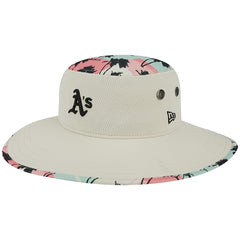 Athletics New Era Retro Beachin' Bucket Hat - Natural Hats