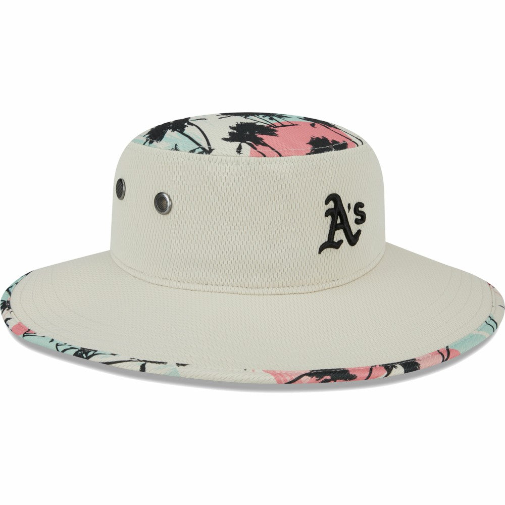 Athletics New Era Retro Beachin' Bucket Hat - Natural Hats