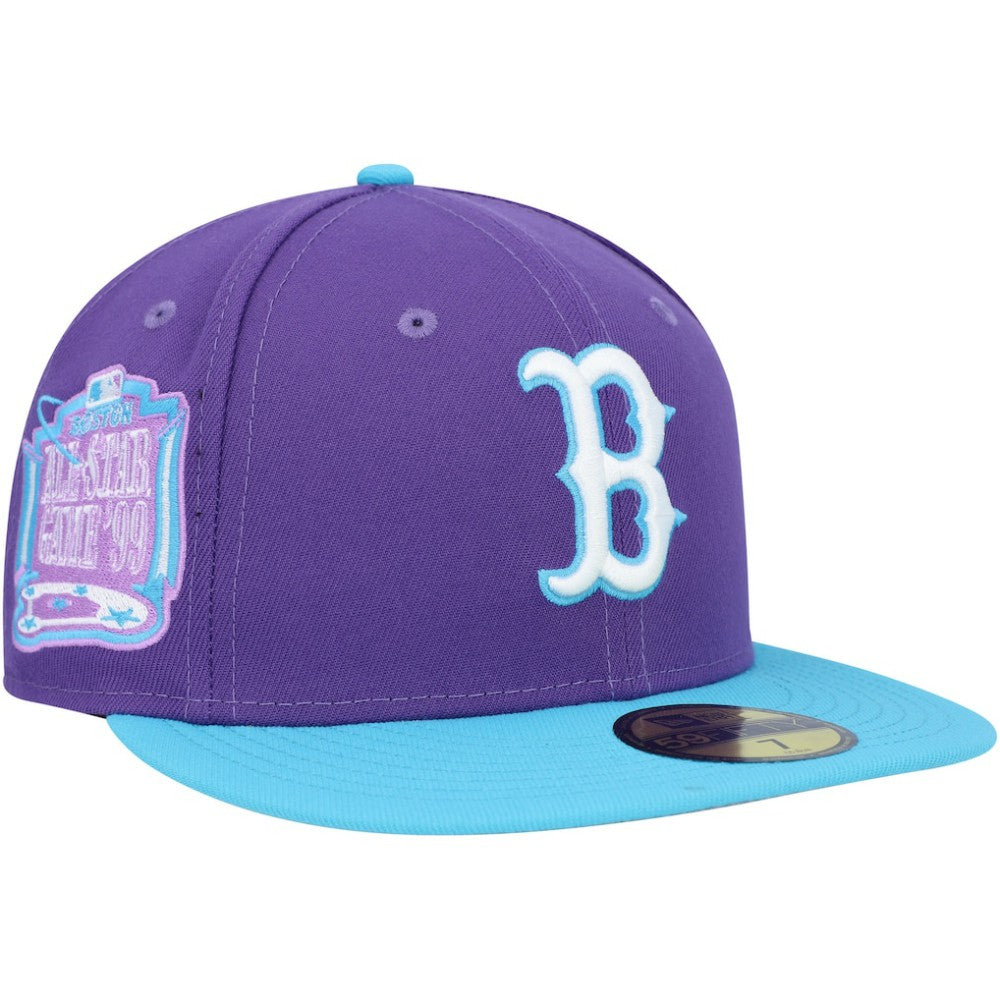 Boston Red Sox New Era Vice 59FIFTY Fitted Hat - Purple Hats