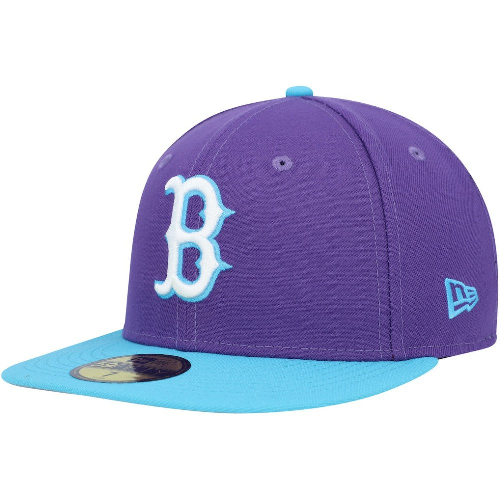 Boston Red Sox New Era Vice 59FIFTY Fitted Hat - Purple Hats