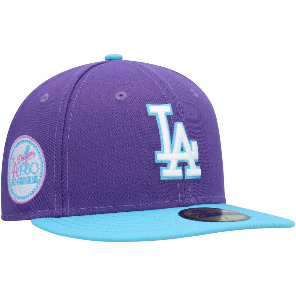 Los Angeles Dodgers New Era Vice 59FIFTY Fitted Hat - Purple Hats