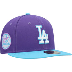 Los Angeles Dodgers New Era Vice 59FIFTY Fitted Hat - Purple Hats