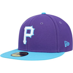 Pittsburgh Pirates New Era Vice 59FIFTY Fitted Hat - Purple Hats