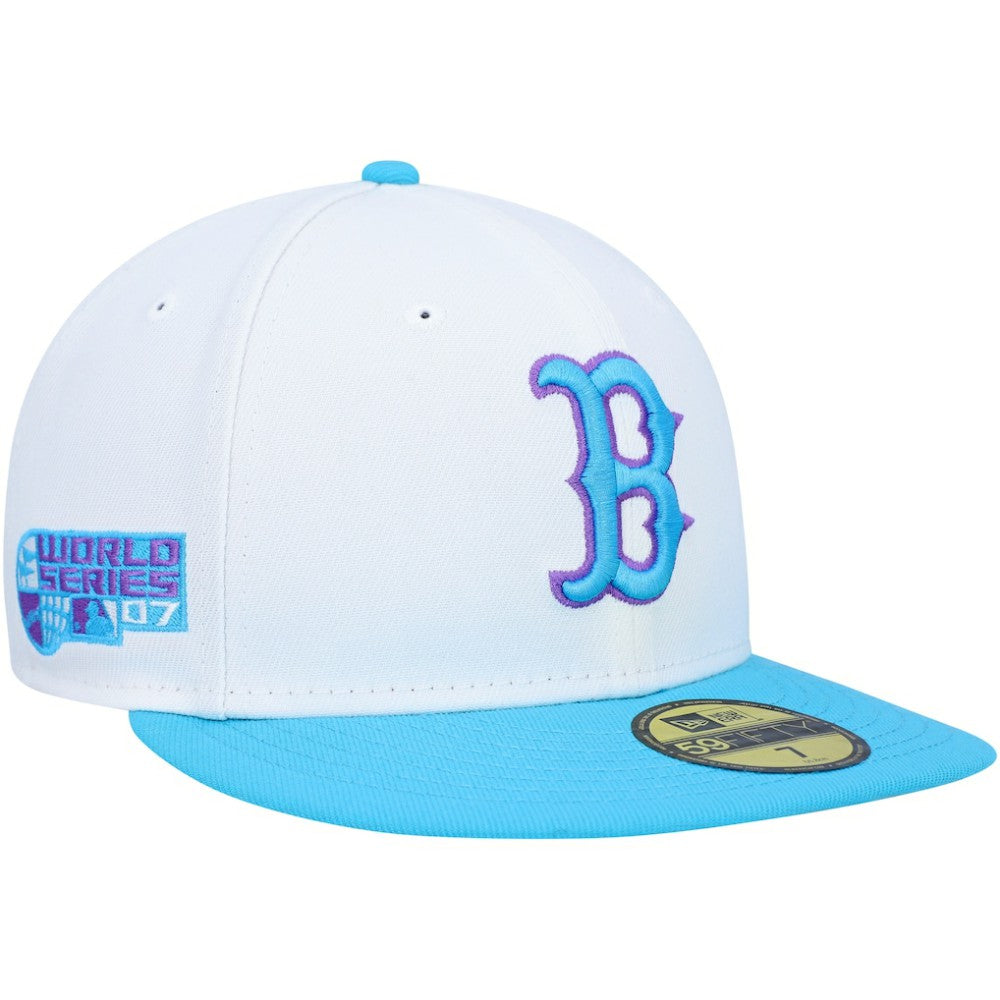 Boston Red Sox New Era 2007 World Series Vice 59FIFTY Fitted Hat - White Hats