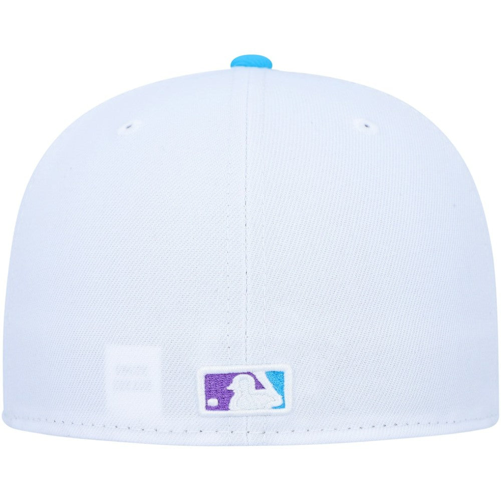 Chicago White Sox New Era Comiskey Park 75th Anniversary Vice 59FIFTY Fitted Hat - White Hats