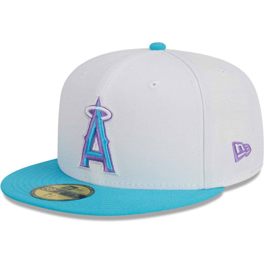 Los Angeles Angels New Era  Vice 59FIFTY Fitted Hat - White Hats