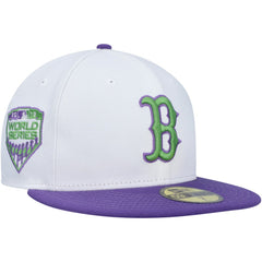 Boston Red Sox New Era  Side Patch 59FIFTY Fitted Hat - White Hats