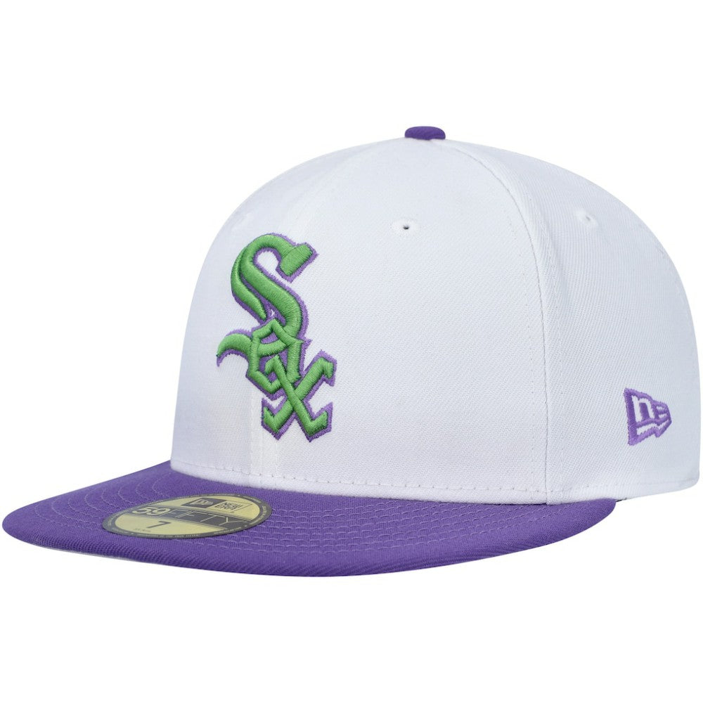 Chicago White Sox New Era  Side Patch 59FIFTY Fitted Hat - White Hats