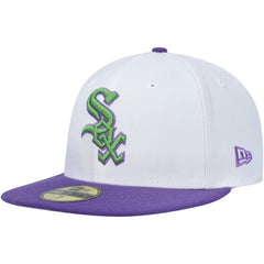 Chicago White Sox New Era  Side Patch 59FIFTY Fitted Hat - White Hats