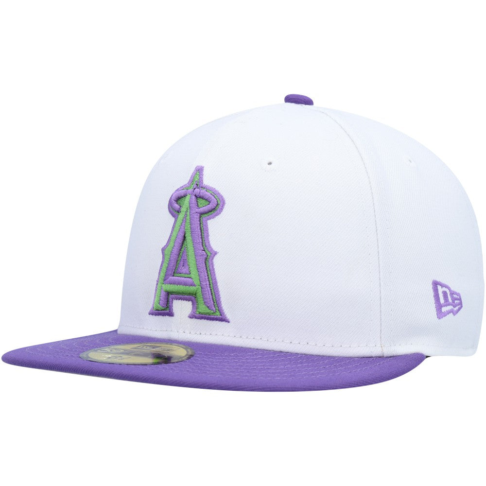 Los Angeles Angels New Era 2002 World Series Side Patch 59FIFTY Fitted Hat - White Hats