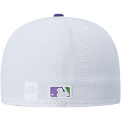 New York Yankees New Era  Side Patch 59FIFTY Fitted Hat - White Hats