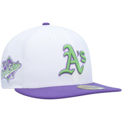 Athletics New Era 1989 World Series Side Patch 59FIFTY Fitted Hat - White Hats