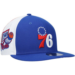 Philadelphia 76ers Pop Panels 9FIFTY Snapback Hat Royal - New Era