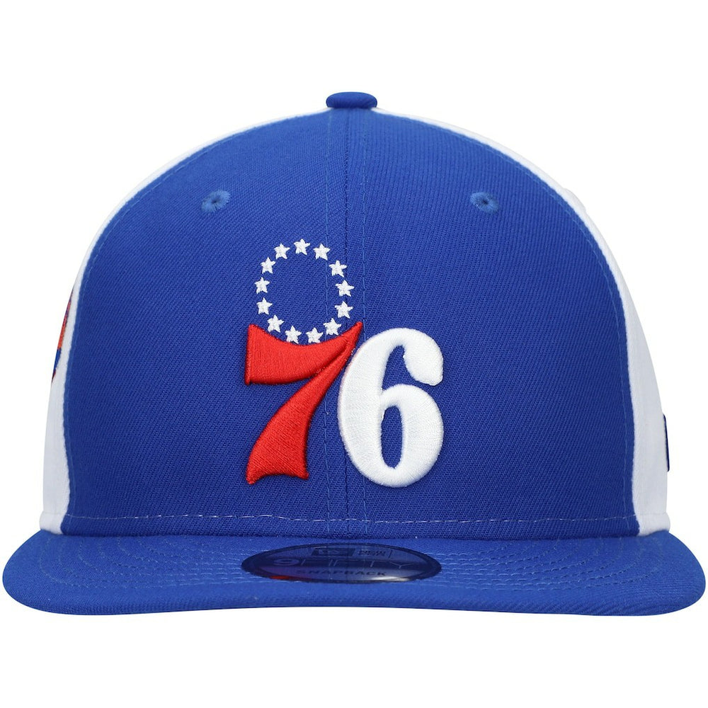 Philadelphia 76ers Pop Panels 9FIFTY Snapback Hat Royal - New Era