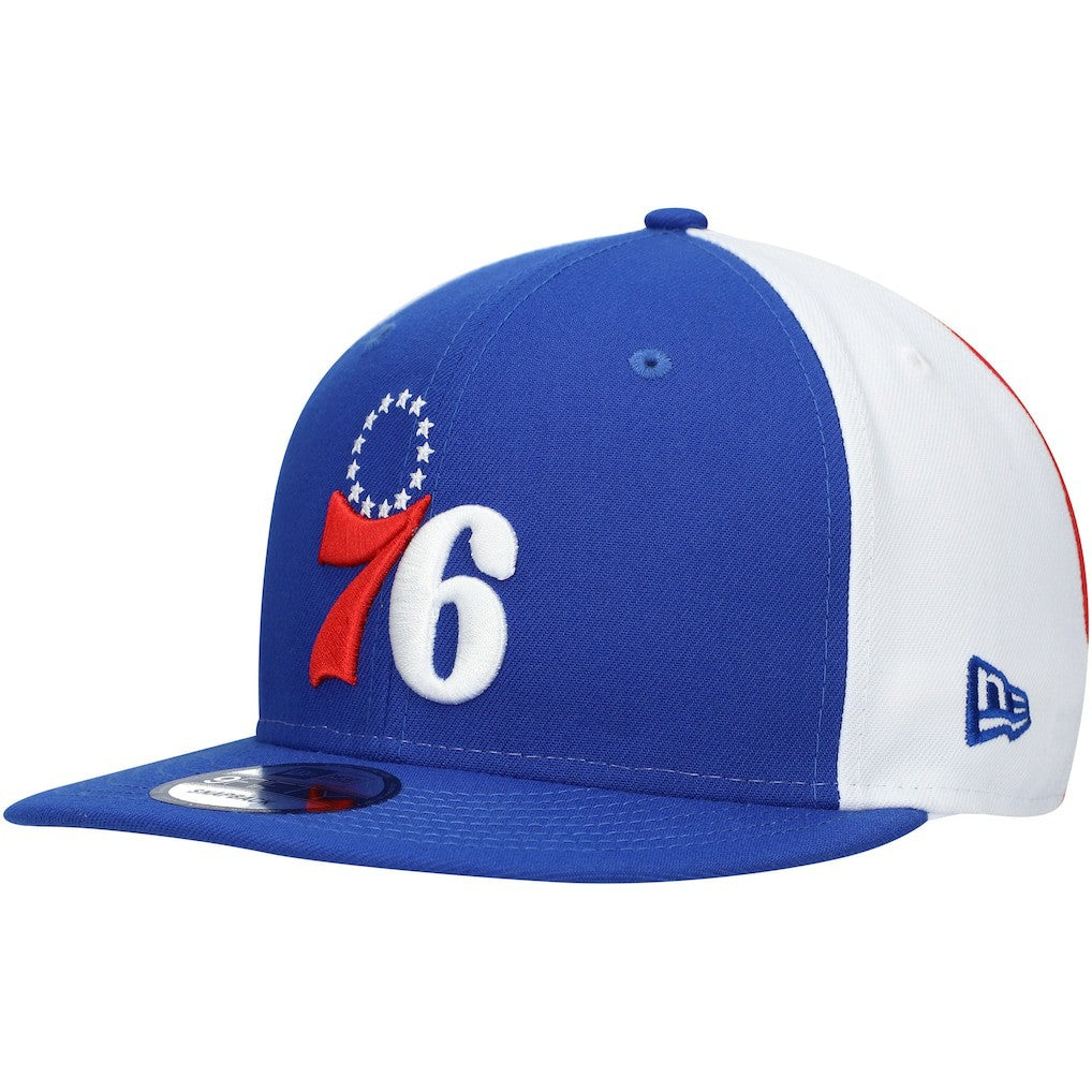 Philadelphia 76ers Pop Panels 9FIFTY Snapback Hat Royal - New Era