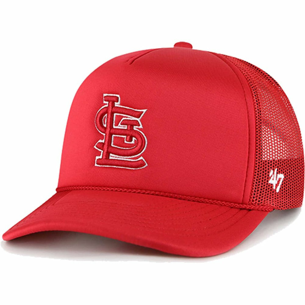 St. Louis Cardinals '47 Foam Logo Trucker Adjustable Hat - Red Hats