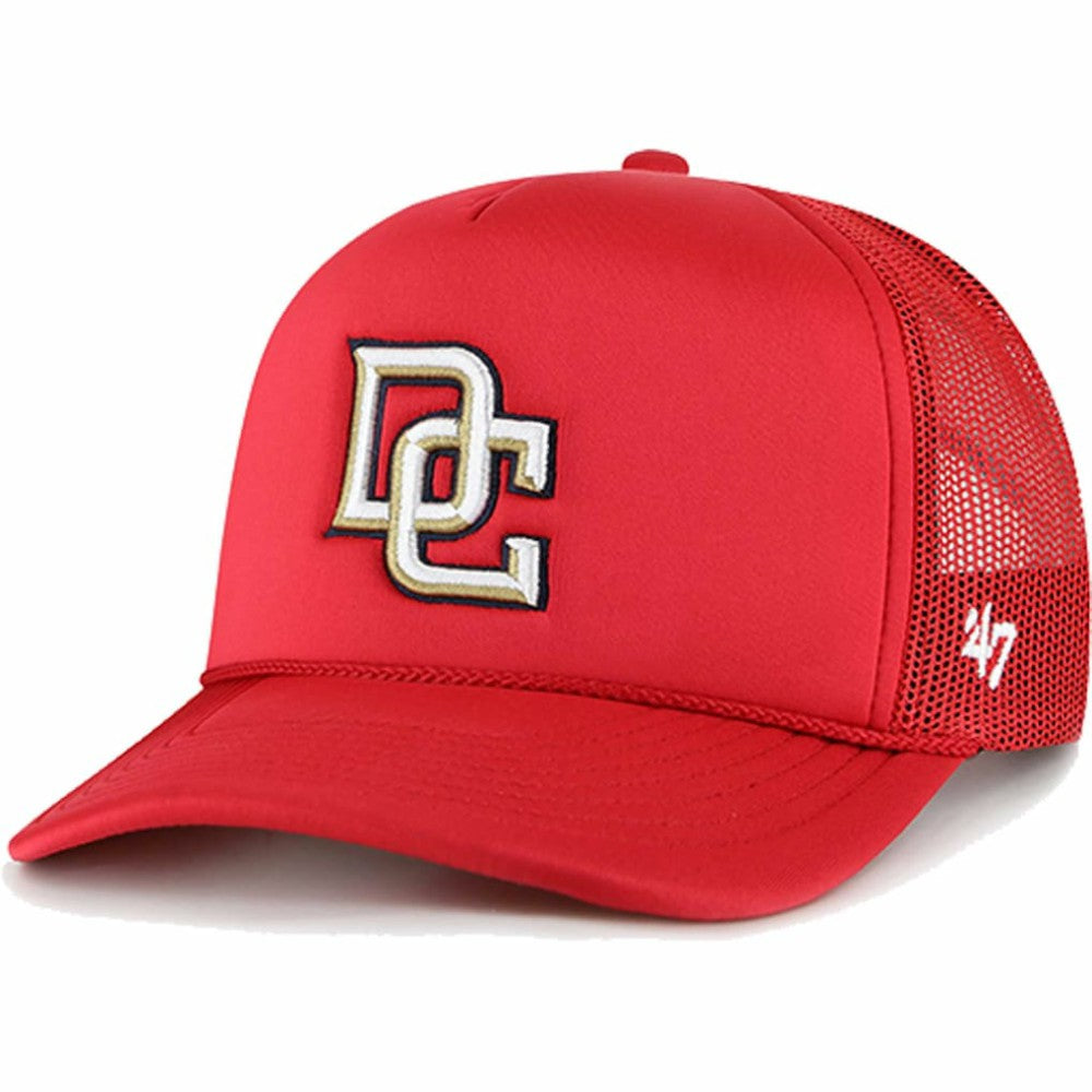 Washington Nationals '47 Foam Logo Trucker Adjustable Hat - Red Hats