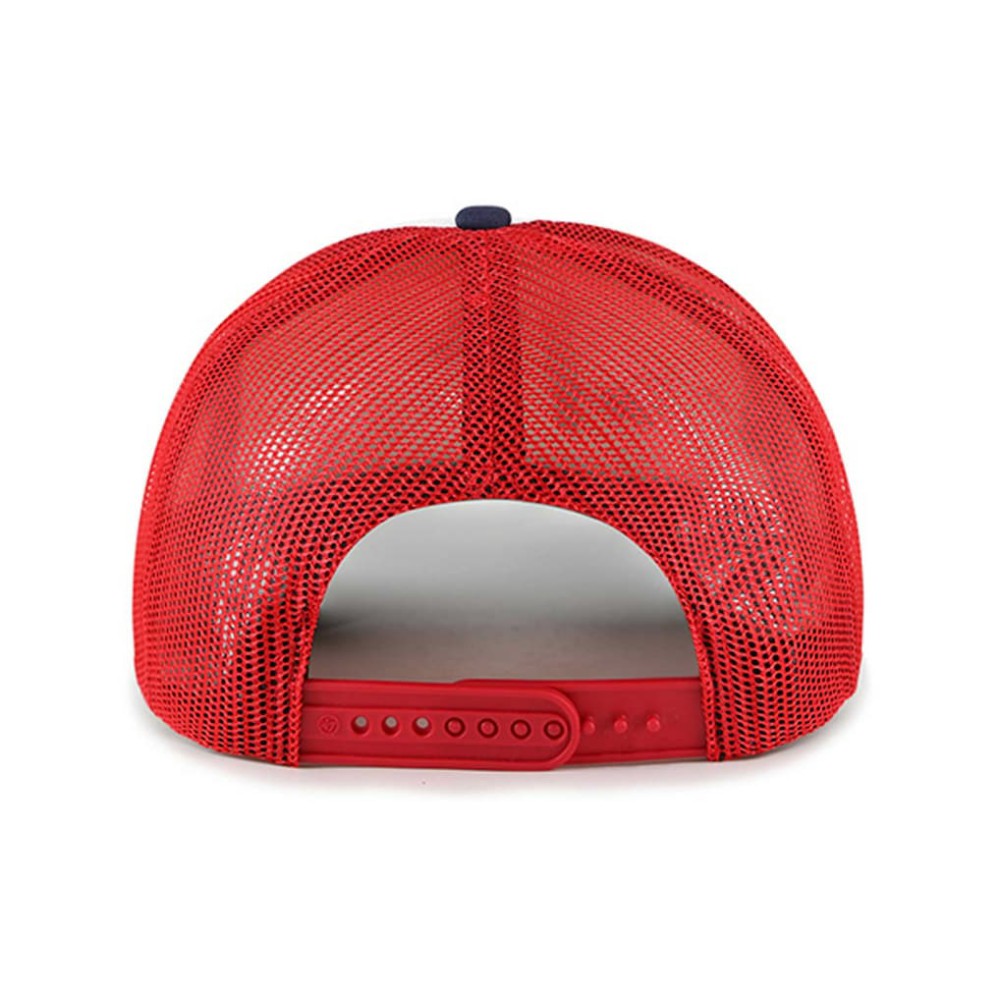 Washington Nationals '47 Foam Front Script Trucker Snapback Hat - White Hats