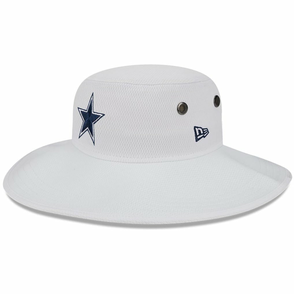 Dallas Cowboys New Era 2023 NFL Training Camp Panama Bucket Hat - White Hats