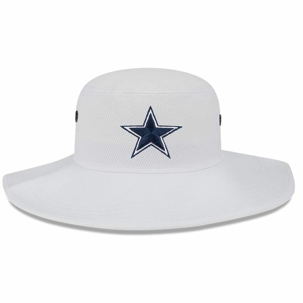 Dallas Cowboys New Era 2023 NFL Training Camp Panama Bucket Hat - White Hats