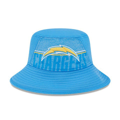 Los Angeles Chargers New Era 2023 NFL Training Camp Stretch Bucket Hat - Blue Hats