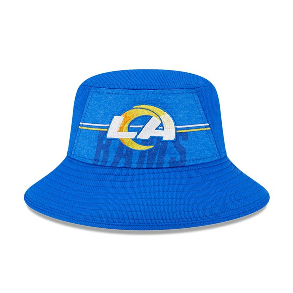 Los Angeles Rams New Era 2023 NFL Training Camp Stretch Bucket Hat - Royal Hats