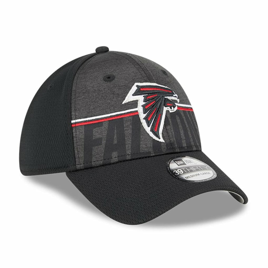 Atlanta Falcons New Era 2023 NFL Training Camp 39THIRTY Flex Hat - Black Hats